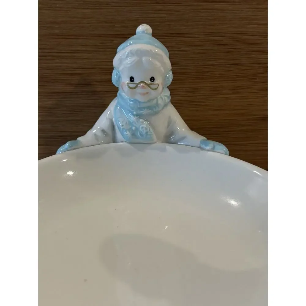 Avon Snow lady‎ Candy Dish First Edition 2002